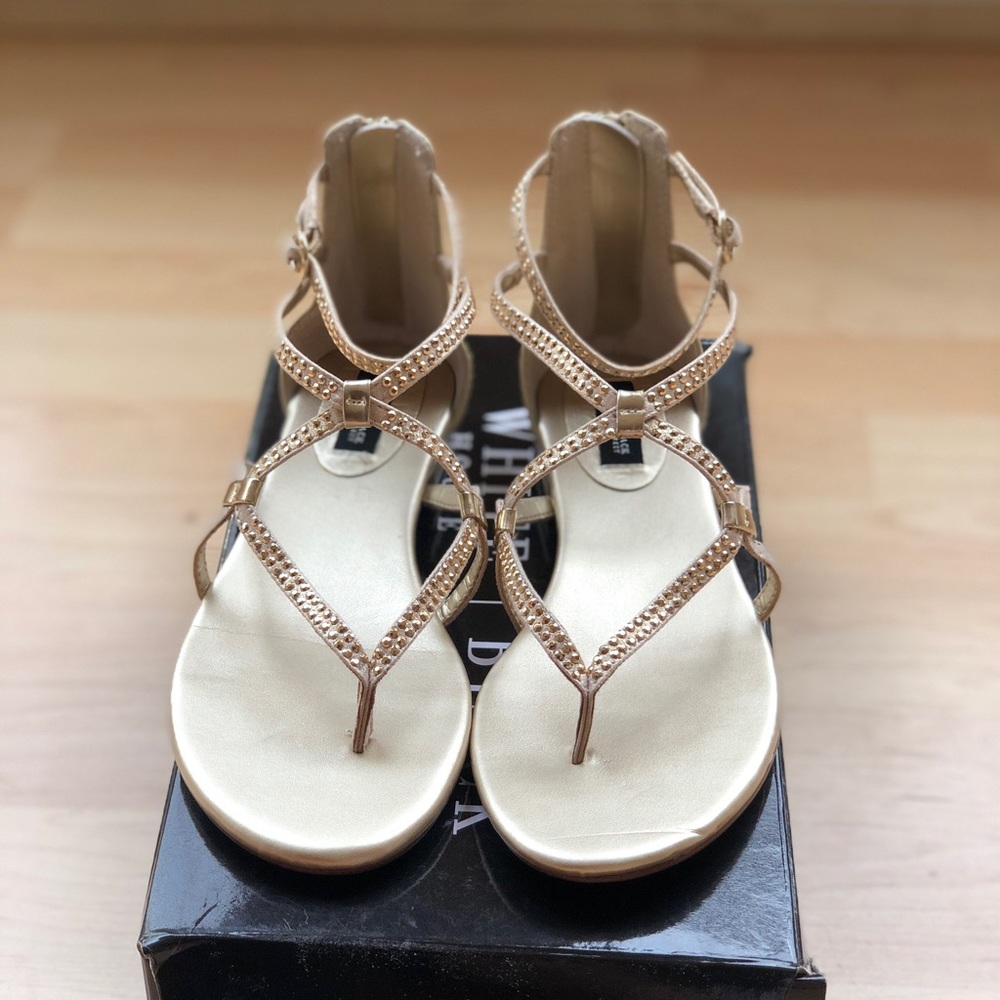 NEW - Gold Studded Sandals